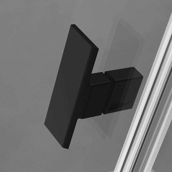 Strømberg Noma 20 nichedør 20-100 cm - Skræddersyet - Mat sort Strømberg Noma 20 nichedør 20-100 cm - Skræddersyet - Mat sort