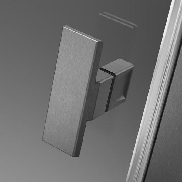 Str&oslash;mberg Noma 45 svingd&oslash;r m/sidepanel 1000mm - Venstre - B&oslash;rstet gunmetal