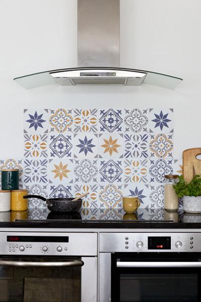 D-C-fix selvkl&aelig;bende fliser til v&aelig;g - Jamila gold