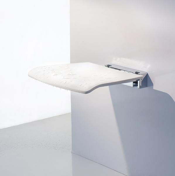 Smedbo Living v&aelig;gh&aelig;ngt klaps&aelig;de - Krom/hvid