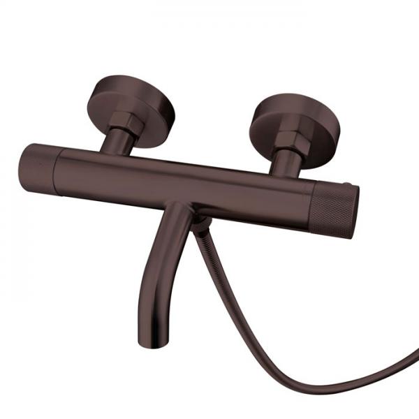 Cass&oslash;e komplet badekararmatur m/crystal cut - Mat bronze