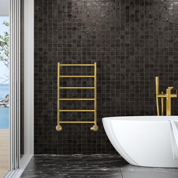 Kriss Polaris h&aring;ndkl&aelig;det&oslash;rrer - 50x80 cm - Guld