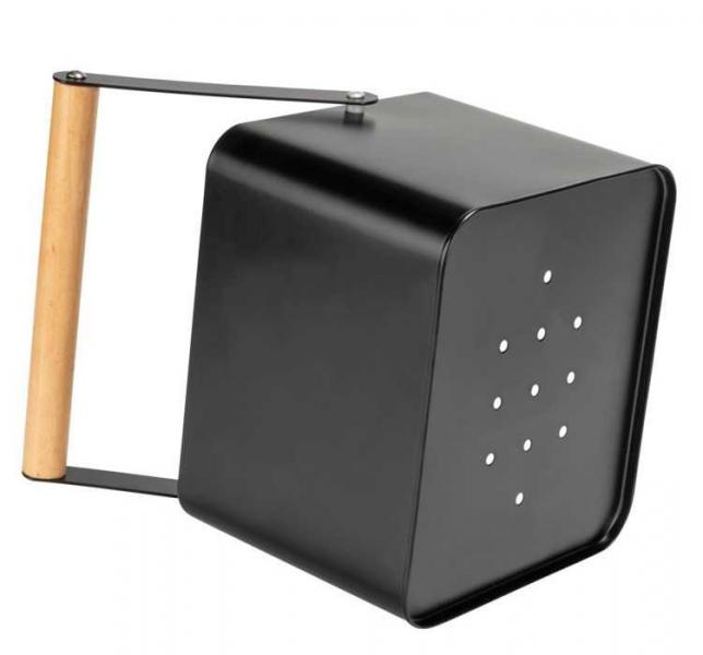 Wenko Baco redskabsholder til k&oslash;kken - Mat sort metal