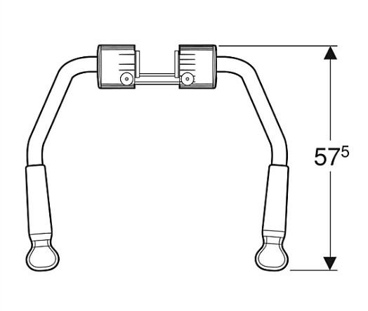 If&ouml; Care armst&oslash;tte med papirholder til If&ouml; Spira/Sign h&oslash;j model