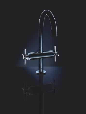 Grohe Atrio New h&aring;ndvaskarmatur - B&oslash;rstet hard graphite