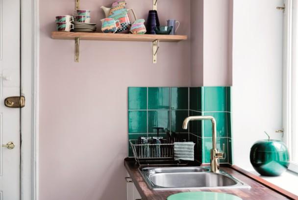 Damixa Silhouet k&oslash;kkenarmatur - Poleret messing