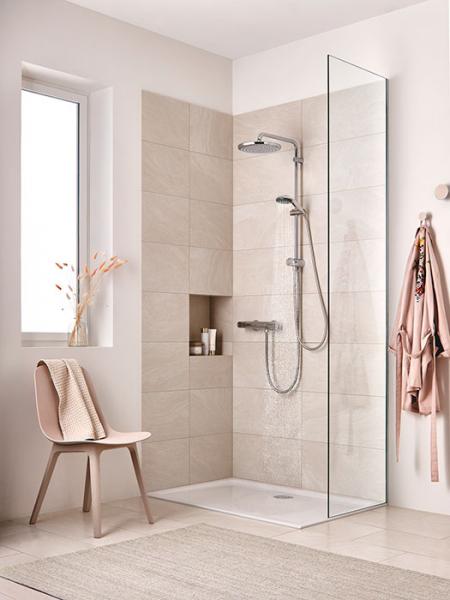 Grohe Precision Trend brusetermostat m/termostat - Krom