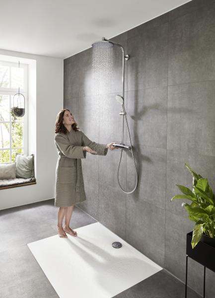 hansgrohe Crometta S 240 Showerpipe - Ecosmart