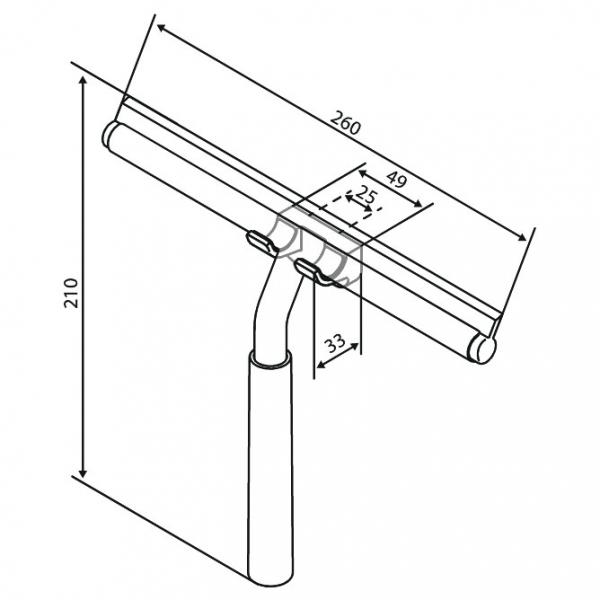 Damixa Zen pakke til bruseren - B&oslash;rstet kobber