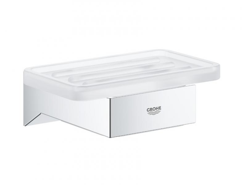 Grohe Selection Cube holder til s&aelig;bedispenser, s&aelig;besk&aring;l og glas