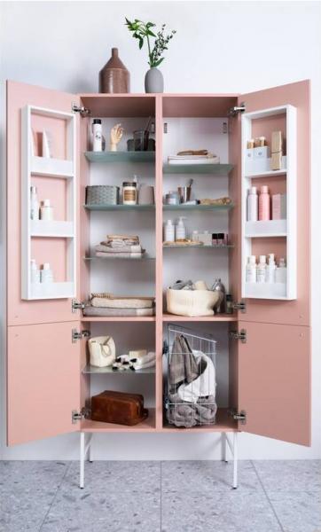 Gustavsberg Artic 40 h&oslash;jskab - Sort ask