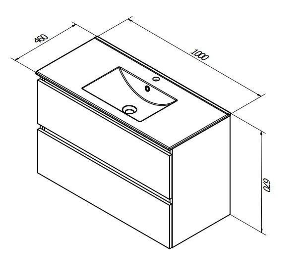 Sanibell Basicline m&oslash;bels&aelig;t 100 - Whiskey eg