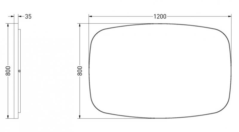 Sanibell Ink SP30 superellipse spejl m/backlight, varme og sensor 120 x 80 cm - Børstet mat guld Sanibell Ink SP30 superellipse spejl m/backlight, varme og sensor 120 x 80 cm - Børstet mat guld