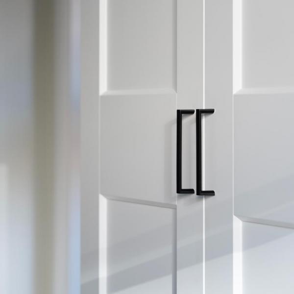 Beslagsboden BB617 b&oslash;jlegreb - Mat sort