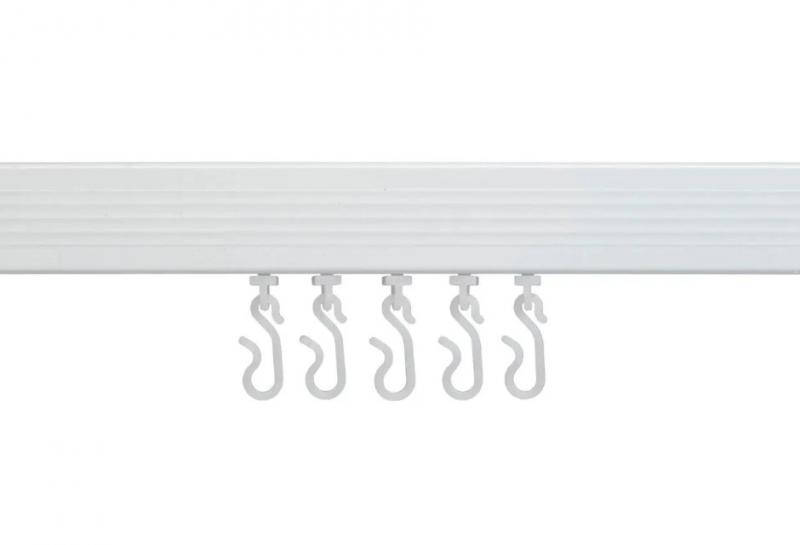 Hefe Bendy forhængsstang - Sølvgrå Hefe Bendy forhængsstang - Sølvgrå