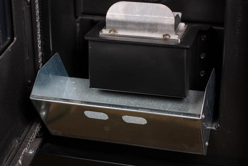 Lang&aring; Karen Tr&aelig;pilleovn 40 kg pilletank - Sort