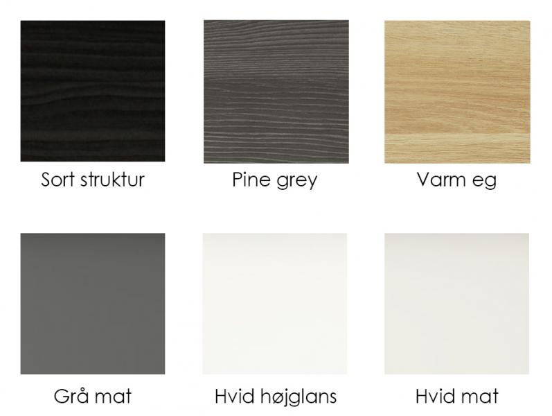 Dansani Mido+ overskab m/3 glashylder - H&oslash;jreh&aelig;ngslet - Varm eg