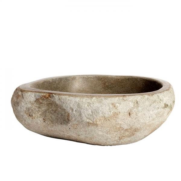 Cass&oslash;e Rustico 40 unik fritst&aring;ende bowlevask i natursten