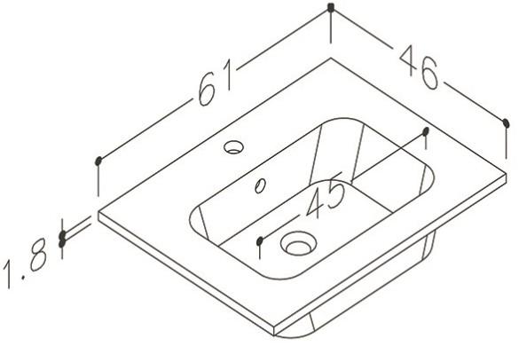 Strømberg Wood 60 møbelpakke - Mat hvid Strømberg Wood 60 møbelpakke - Mat hvid