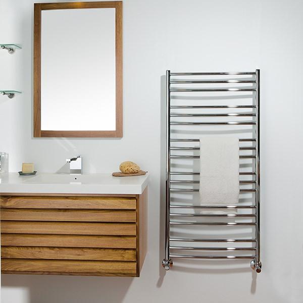 Str&oslash;mberg Laveno h&aring;ndkl&aelig;det&oslash;rrer til Kombidrift - 50x79 cm - Krom