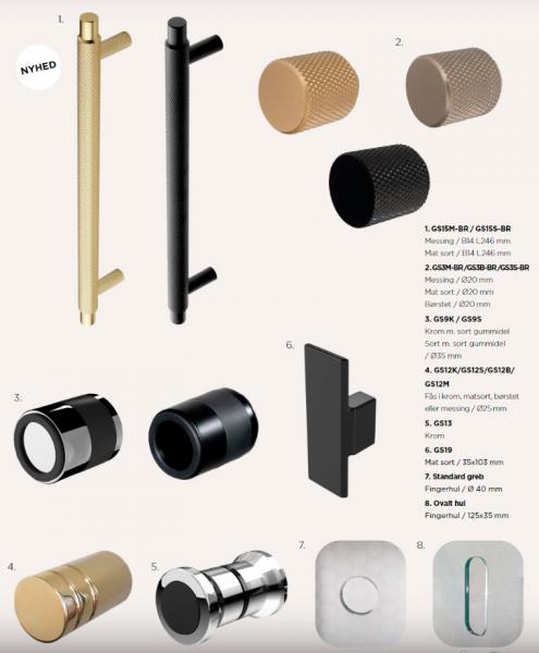 Strømberg Noma 20 nichedør 20-100 cm - Skræddersyet - Mat sort Strømberg Noma 20 nichedør 20-100 cm - Skræddersyet - Mat sort