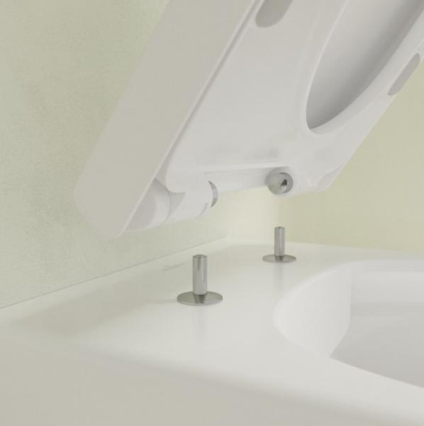 Villeroy & Boch Avento Rimless v&aelig;gh&aelig;ngt toilet inkl. s&aelig;de - Hvid
