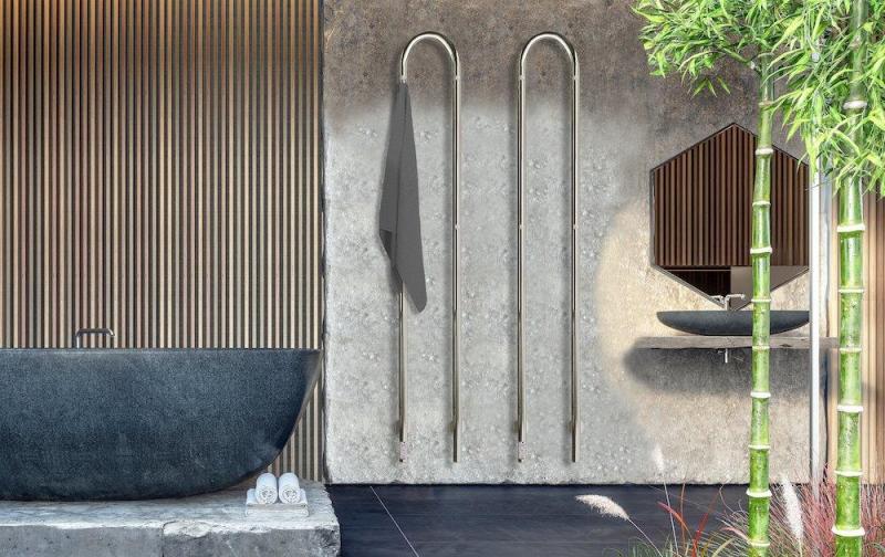 Kriss Duo Plus h&aring;ndkl&aelig;det&oslash;rrer 19x148 cm - Poleret rustfrit st&aring;l