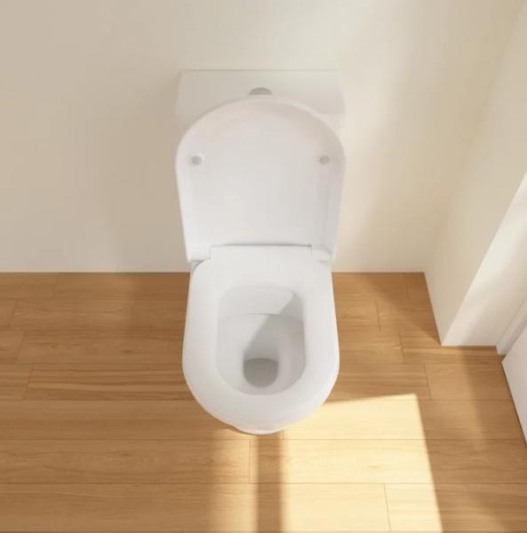 Villeroy & Boch Hommage gulvstående toilet m/Ceramic+ u/cisterne - Hvid Villeroy & Boch Hommage gulvstående toilet m/Ceramic+ u/cisterne - Hvid