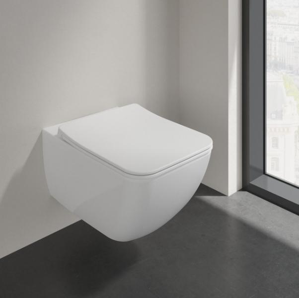 Villeroy & Boch Venticello v&aelig;gh&aelig;ngt toilet m/DirectFlush og s&aelig;de