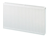 Kompakt radiator med sidegavle og d�krist (toprist)